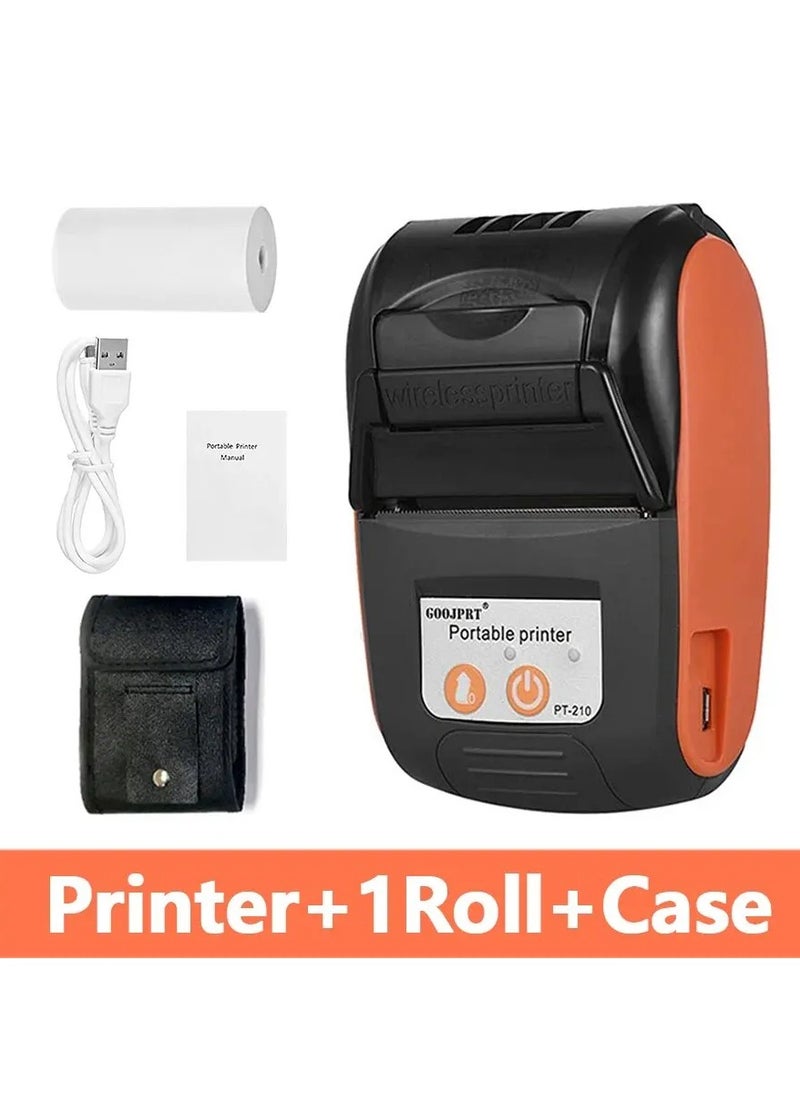 GOOJPRT Thermal Printer 58mm Handheld Portable Meituan Handheld Bluetooth Takeaway Receipt Printer  - Image 1