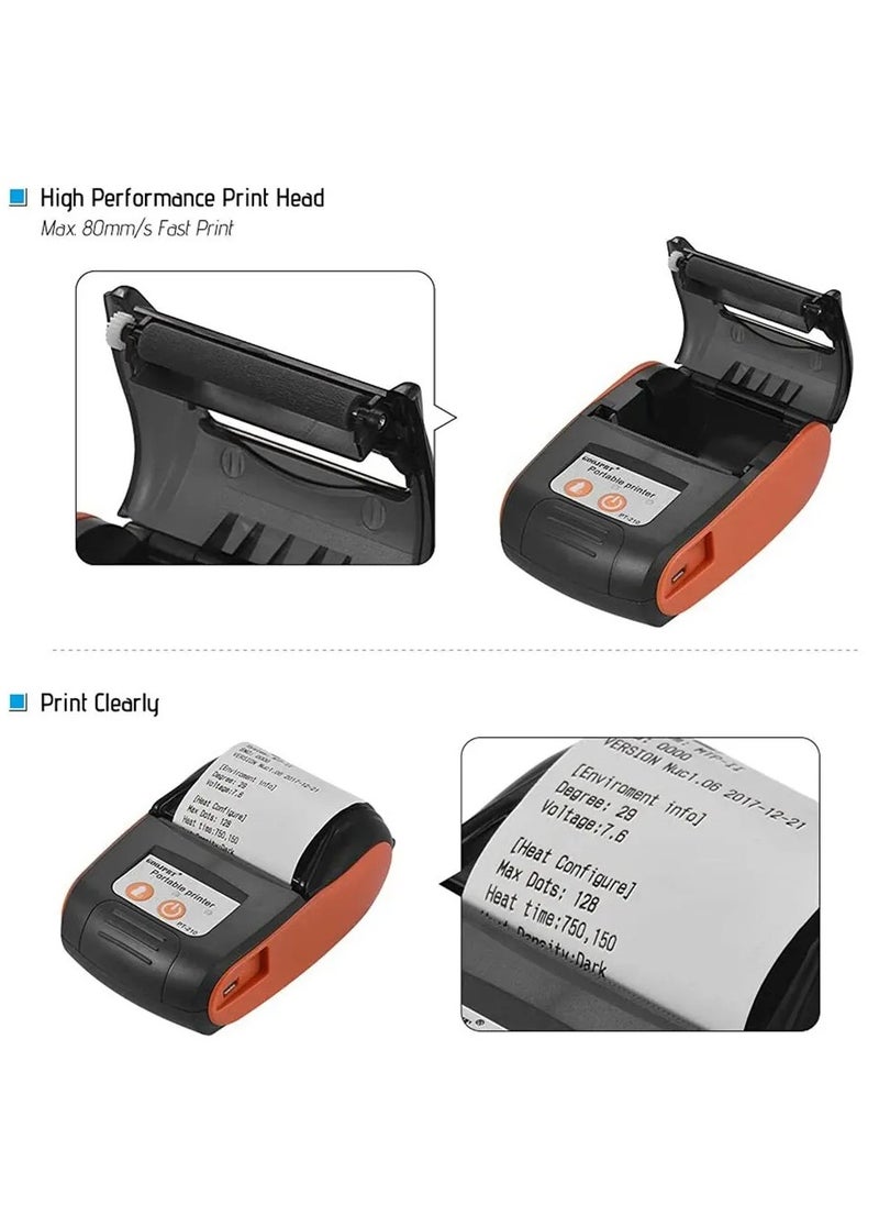 GOOJPRT Thermal Printer 58mm Handheld Portable Meituan Handheld Bluetooth Takeaway Receipt Printer  - Image 4