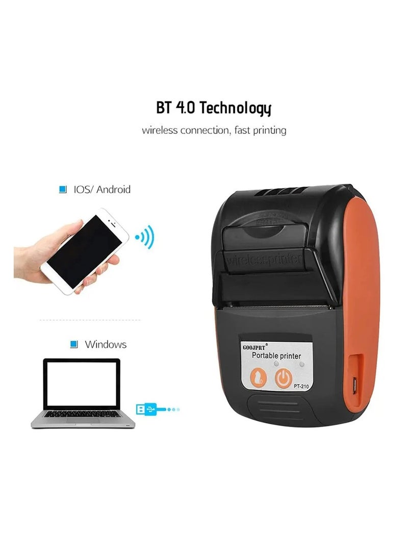 GOOJPRT Thermal Printer 58mm Handheld Portable Meituan Handheld Bluetooth Takeaway Receipt Printer  - Image 3