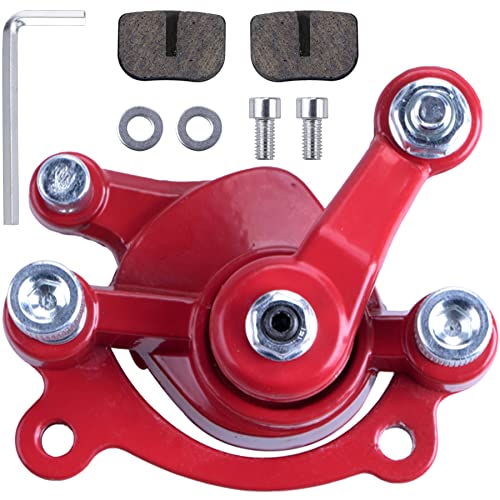 MWMNUN Rear Disc Brake Caliper with Brake Pads Replacement Compatible with Baja Doodlebug Dirtbug 97cc 2.8HP DB30 Kids Mini Dirt Pocket Bike Electric Razor MX500 33cc - Image 1