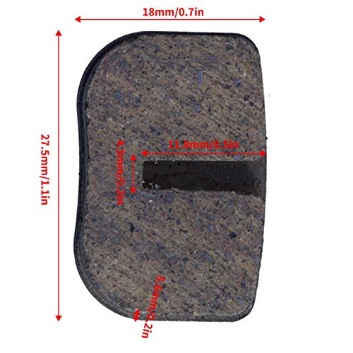 MWMNUN Rear Disc Brake Caliper with Brake Pads Replacement Compatible with Baja Doodlebug Dirtbug 97cc 2.8HP DB30 Kids Mini Dirt Pocket Bike Electric Razor MX500 33cc - Image 2