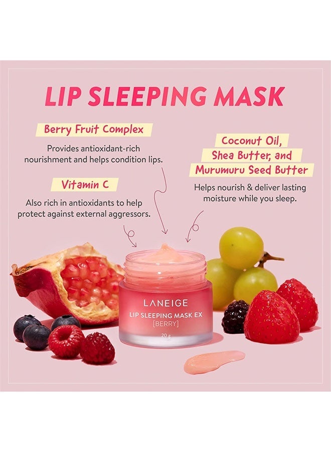 LANEIGE Lip Sleeping Mask, Original Korean Skincare Lip Sleeping Mask Balm For Soothing And Moisturizing | Remove Dry Skin On Lips - Image 5