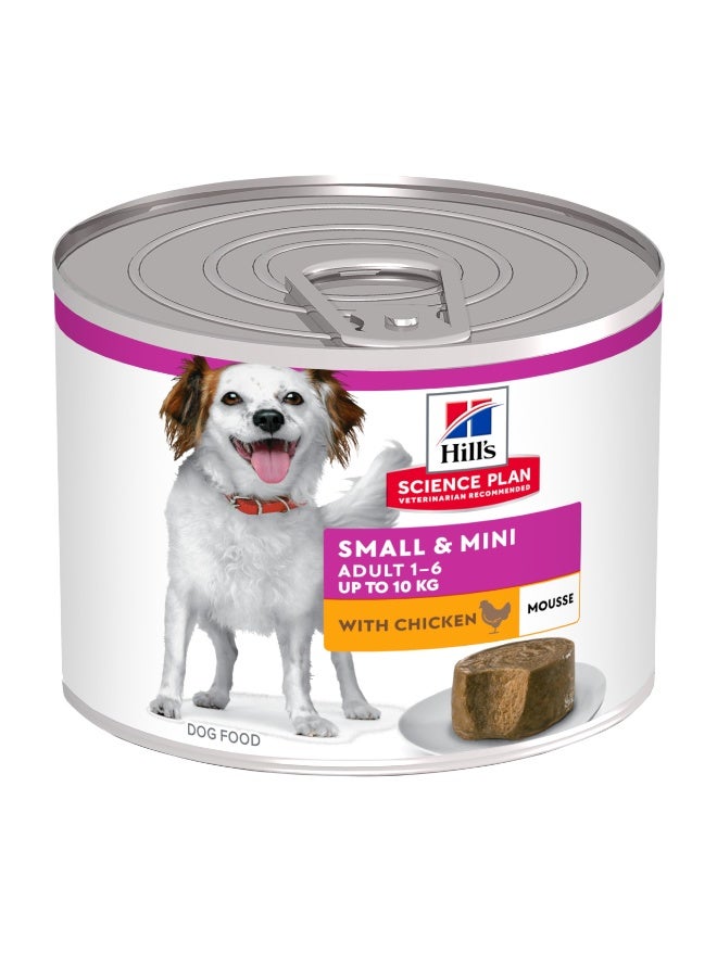 Hill's Science Plan Small and Mini Adult Dog Food with Chicken Mousse