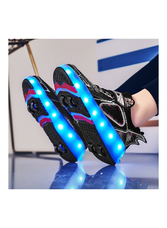 Loquat Rechargeable Roller Skate Shoes With LED Light And Accessories - Image 3