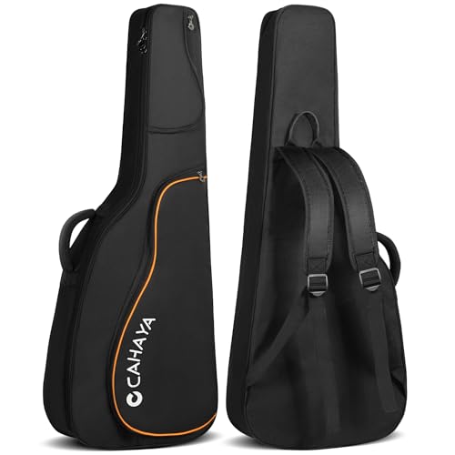CAHAYA Acoustic Guitar Bag: 42 43 44In Guitars 0.5In Thick Padding Guitar Case Gig Bag Soft with Adjustable Shoulder Straps and Back Handle CY0346 - Image 1