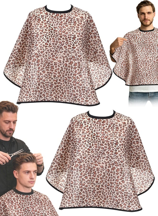 2 PCS Makeup Capes For Clients, Makeup Bibs Water Resistant Hair Dye Capes Comb-Out Beard Aprons Professional Short Beauty Cape For Make Up Artist Beautician - Image 1