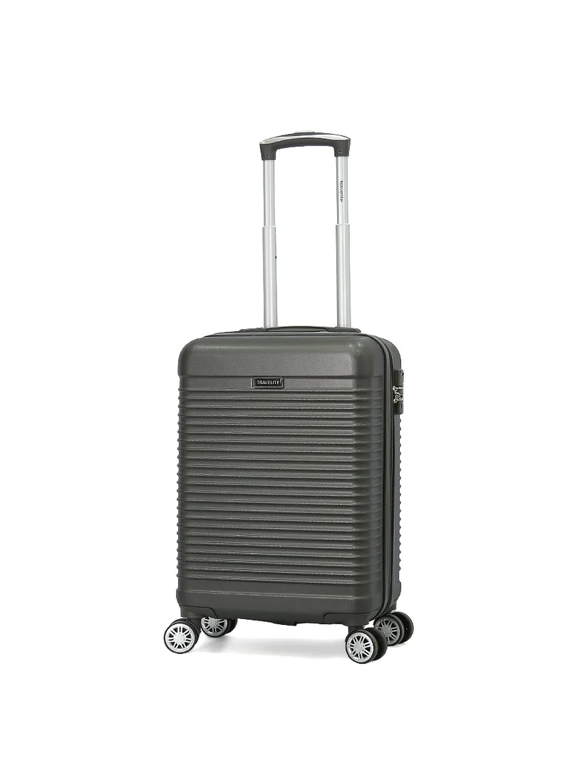 ترافلايت Travelite Hardshell 20-Inch Carry-On Trolley Bag,Grey