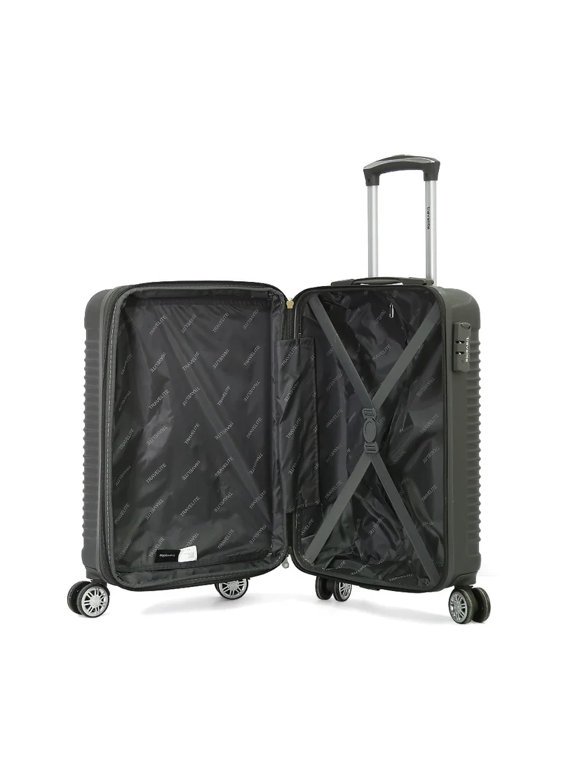 ترافلايت Travelite Hardshell 20-Inch Carry-On Trolley Bag,Grey
