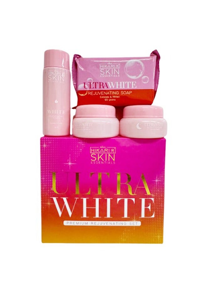 Hikari Skin Essentials Ultra White Premium Rejuvenating Set
