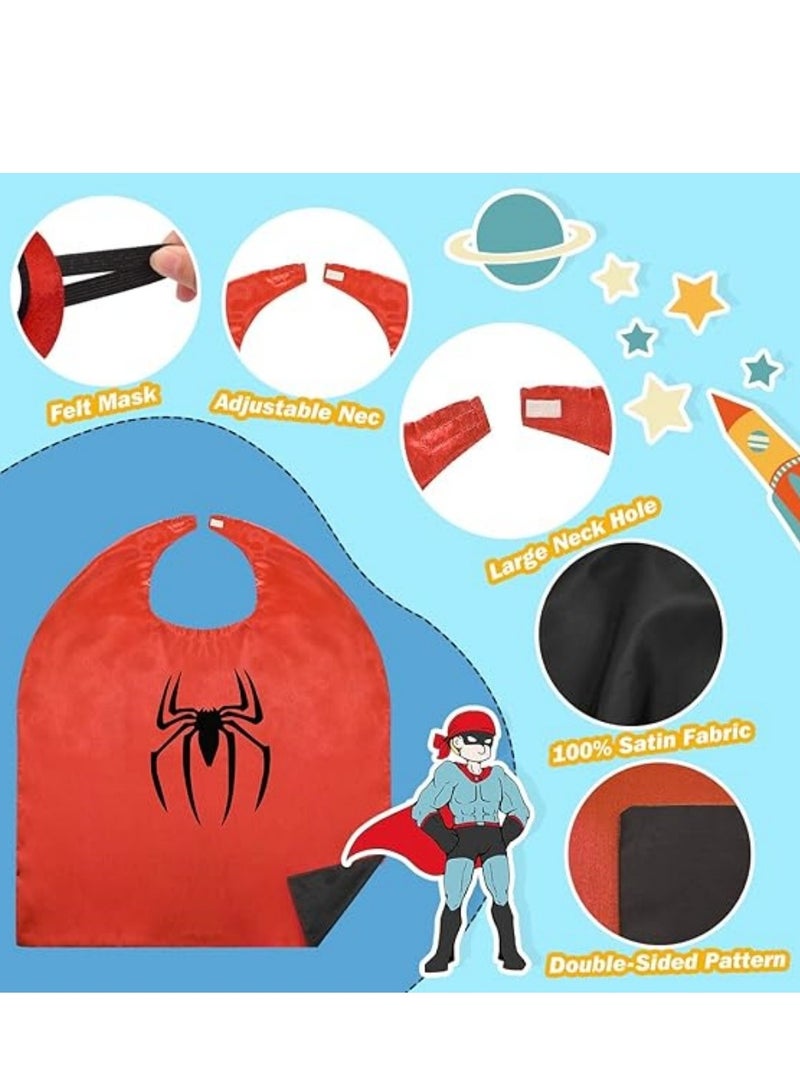 12-Piece Superhero Capes With Eye Mask Set - Image 4