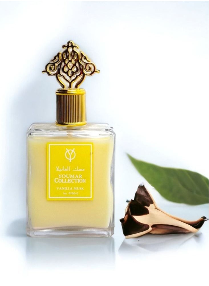 YOUMAR - 3 Pieces Youmar Vanilla Musk Perfume Number 070043 100ml EDC - Image 1