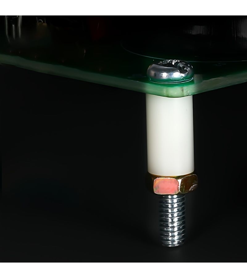 White M5 200 Pcs ABS Non Threaded Spacer Round Hollow Standoff for PCB Board Screw Bolt Durable Plastic Insulating Spacers for Electronics and Mechanical Applications Uniform Cylindrical Shape - Image 5