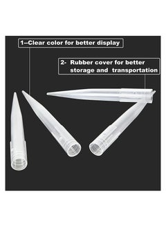 SYOSI Flower Water Tubes, 500 Pieces Pointed Floral Water Tubes/Vials for Flower Arrangements, Clear Plastic Flower Water Tubes with Picks, Rose Flower Water Tubes Stems Aqua Picks  - Image 2