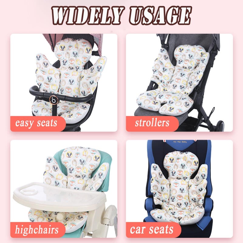 ستوهوا Infant Head  Body Support, Babybody Support Cushion, Toddler Extra Soft Seat Pad Head Neck Support Insert Perfect for Carseats, Strollers, Swings - Image 4