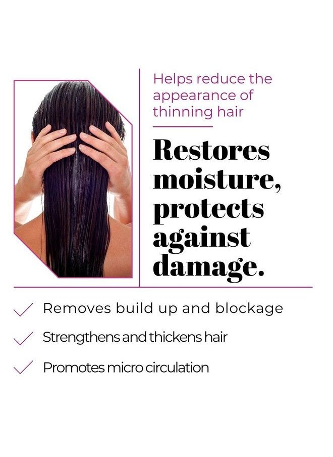Keranique Volumizing Anti-Hair Loss Shampoo For Thinning Hair - Keratin Amino Complex - Stimulates Scalp For Thicker Fuller Hair - Free Of Sulfates Dyes And Parabens - 12 Fl. Oz  - Image 5