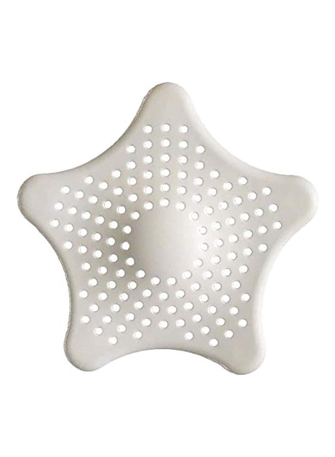 Drainer Shaped Star-Silicone  White 