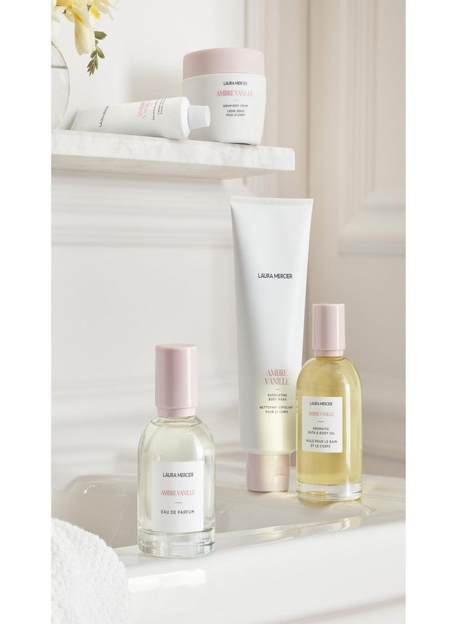 laura mercier كريم الجسم سيروم لورا مرسييه، سيروم مرطب، ترطيب لمدة 48 ساعة، يحسن حاجز البشرة، يهدئ البشرة الجافة، زبدة الشيا وسكوالان يغذيان بشدة، أمبر فانيلا - Image 5