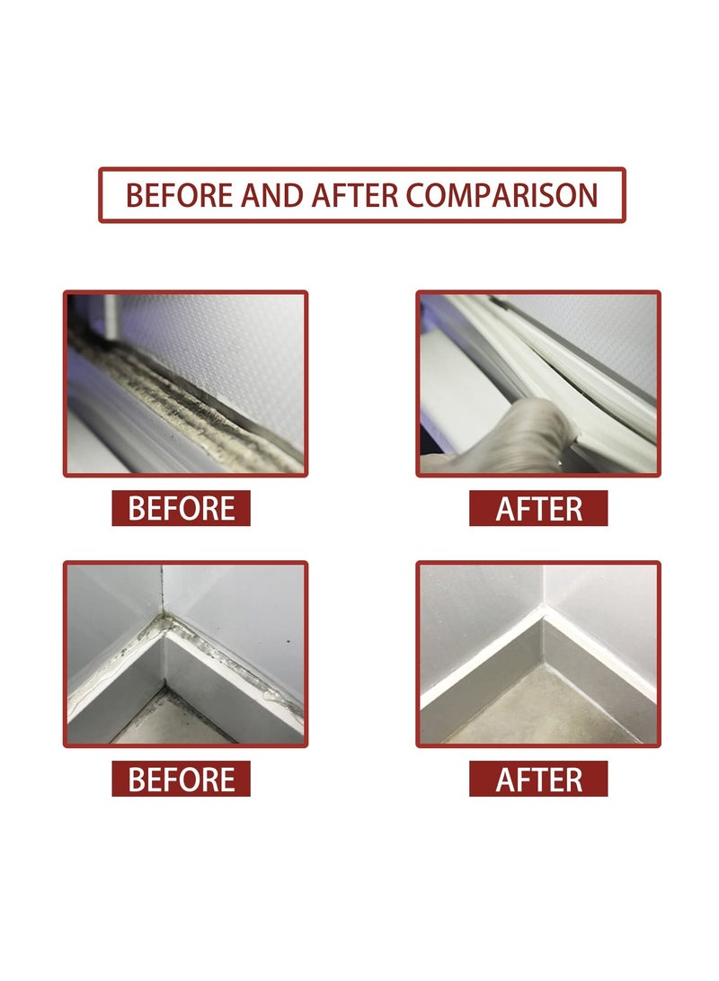 SYOSI 2 Pcs Mold Remover Gels, Household Mold Clean Gel for Washing Machine/Fridge/Kitchen Sink/Bathroom, Mold Cleaner for Tile/Wall - Image 4