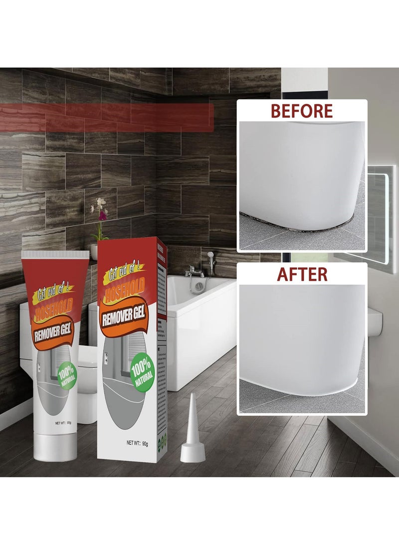 SYOSI 2 Pcs Mold Remover Gels, Household Mold Clean Gel for Washing Machine/Fridge/Kitchen Sink/Bathroom, Mold Cleaner for Tile/Wall - Image 3