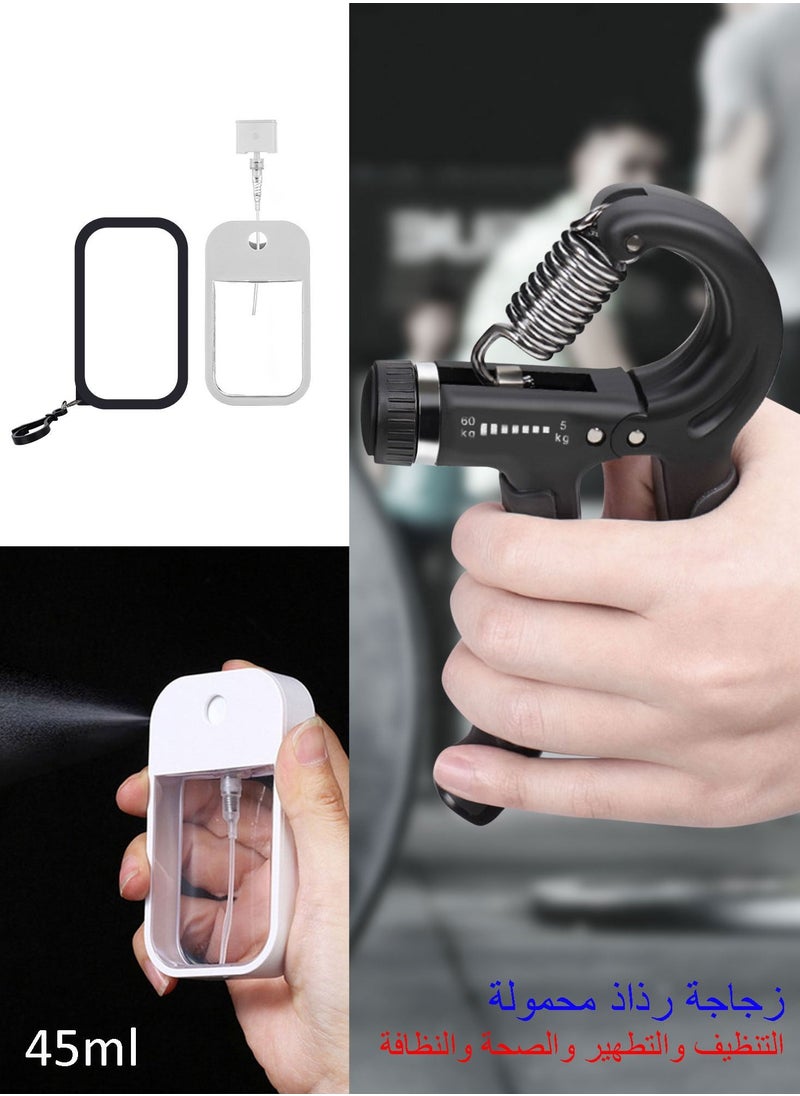 Syarme Hand Grip Strengthener, Counting hand Grips Workout, Forearm Grip Adjustable Resistance 5-60KG Hand Gripper, Finger Hand Grip Strength Exerciser for Muscle Building and Injury Recovery ﻿  - Image 5