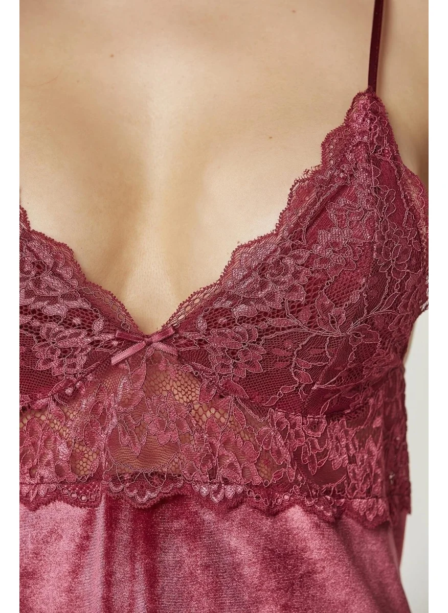 pierre cardin Velvet Satin Nightgown - 845