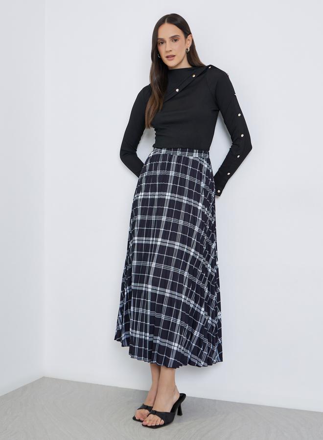 Styli Buttoned Detail Long Sleeve Top - Image 3