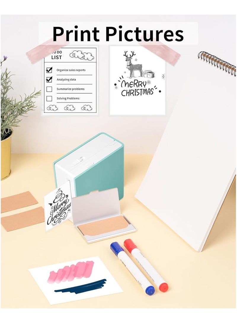 phomemo 3 Rolls Portable Printer Thermal Paper 53mm×6.5m(Inch 2.09"*255.91") ,Compatible with T02 & M02X & M832 |10 Year（Non-viscous/White） - Image 5