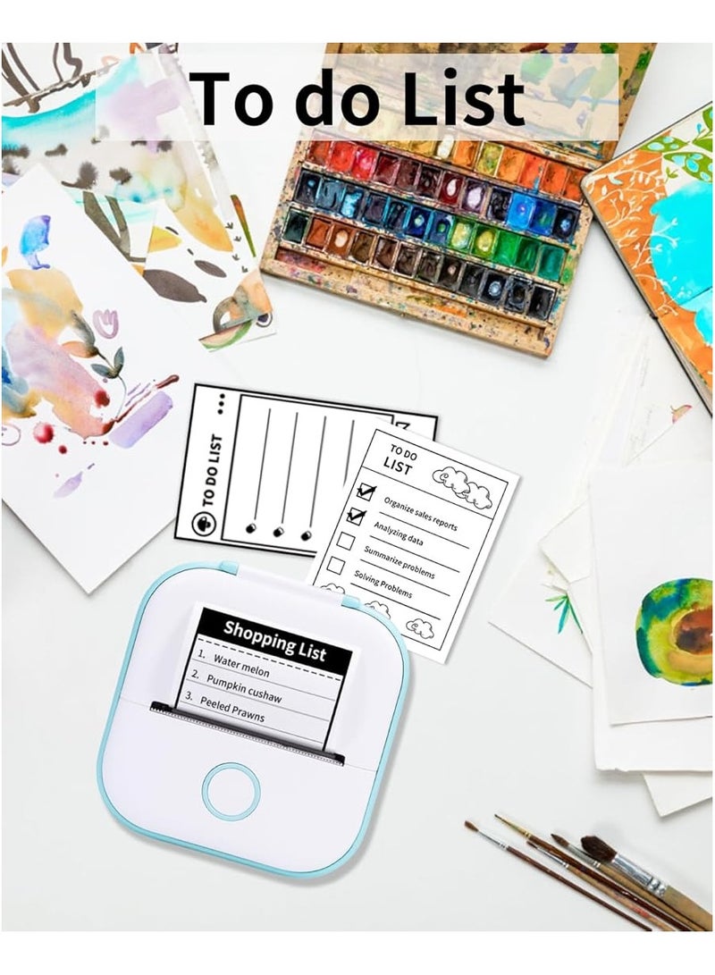 phomemo 3 Rolls Portable Printer Thermal Paper 53mm×6.5m(Inch 2.09"*255.91") ,Compatible with T02 & M02X & M832 |10 Year（Non-viscous/White） - Image 4