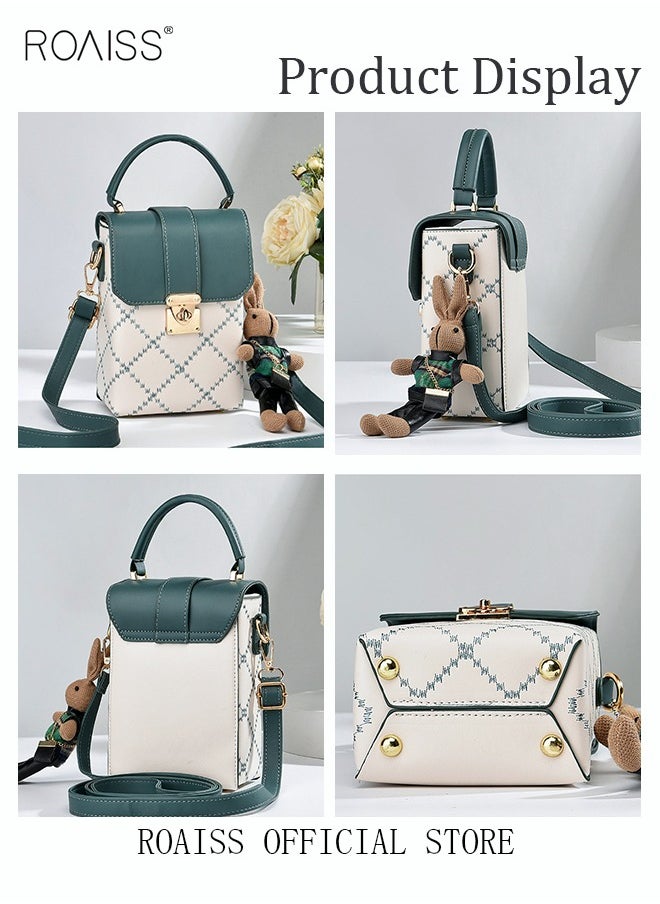 Vintage Mini Square Bag  Stylish and Versatile Smooth Zipper Large Capacity Quality Inside