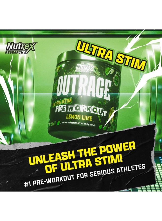 نورتكس ريسيرش أوتراج، تركيبة ما قبل التمرين، تركيبة فائقة التحفيز، بنكهة الليمون والليمون الحامض، 30 حصة، يدعم الطاقة والتركيز والأداء - Image 3