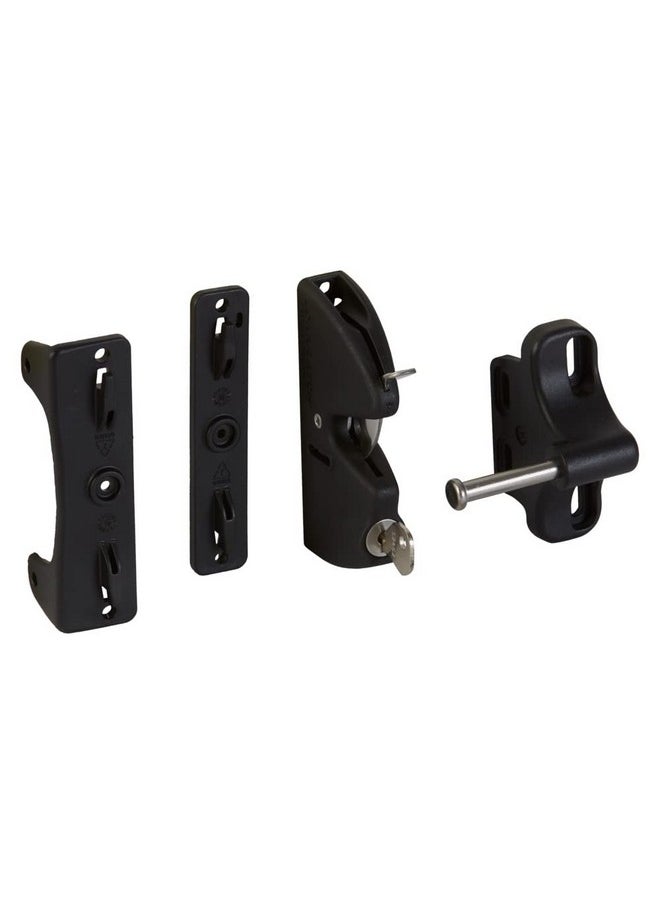 National Hardware National Hardware N346-201 V6201 LokkLatch in Black, 4-9/16"  - Image 4