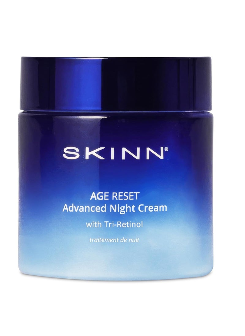 Skinn SKINN Advanced Night Cream for Face, 1.7 Fl Oz - Deep Wrinkle Cream for Women & Men for Fine Lines, Uneven Skin Tone & Sagging Skin - Facial Moisturizer Skin Care for Vibrant & Healthy-Looking Skin 