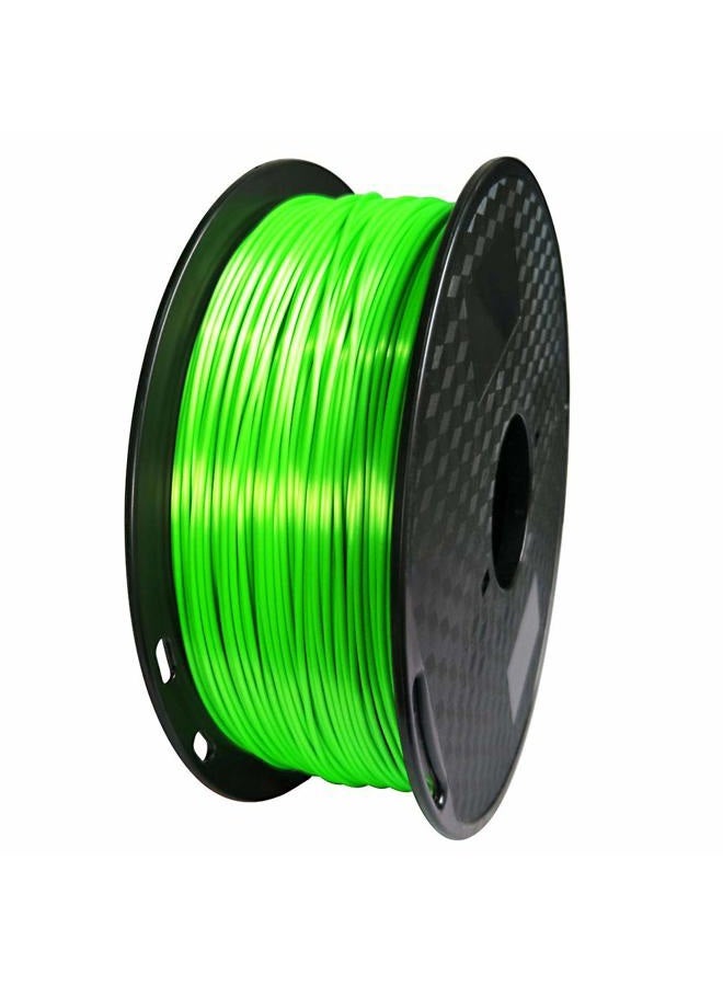 CC3D Silk Green PLA Filament 1.75mm 1KG 3D Printer Silky Shiny Metallic PLA Filament 3D Printing Materials Lime Green Color - Image 2