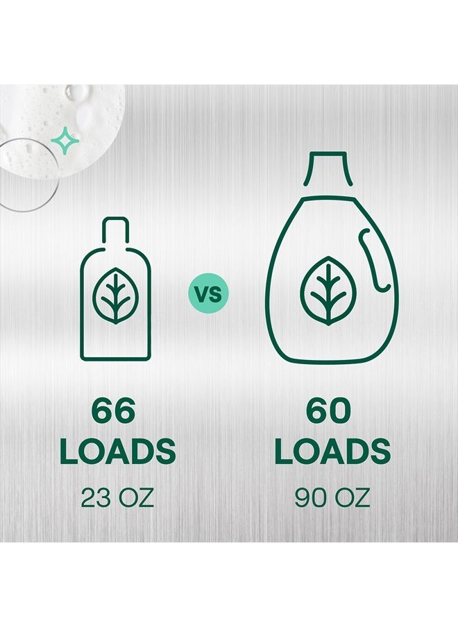 Laundry Detergent, 23 oz (66 Loads) Ultra Concentrated EasyDose, Power+ Clean Scent