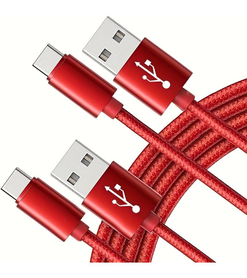 كابل USB-C سريع الشحن ونقل البيانات من النايلون المضفر الأزرق بطول 2 متر متوافق مع آيفون 15 و16 وسامسونغ S25 وS24 وS23 وآيباد - Image 4