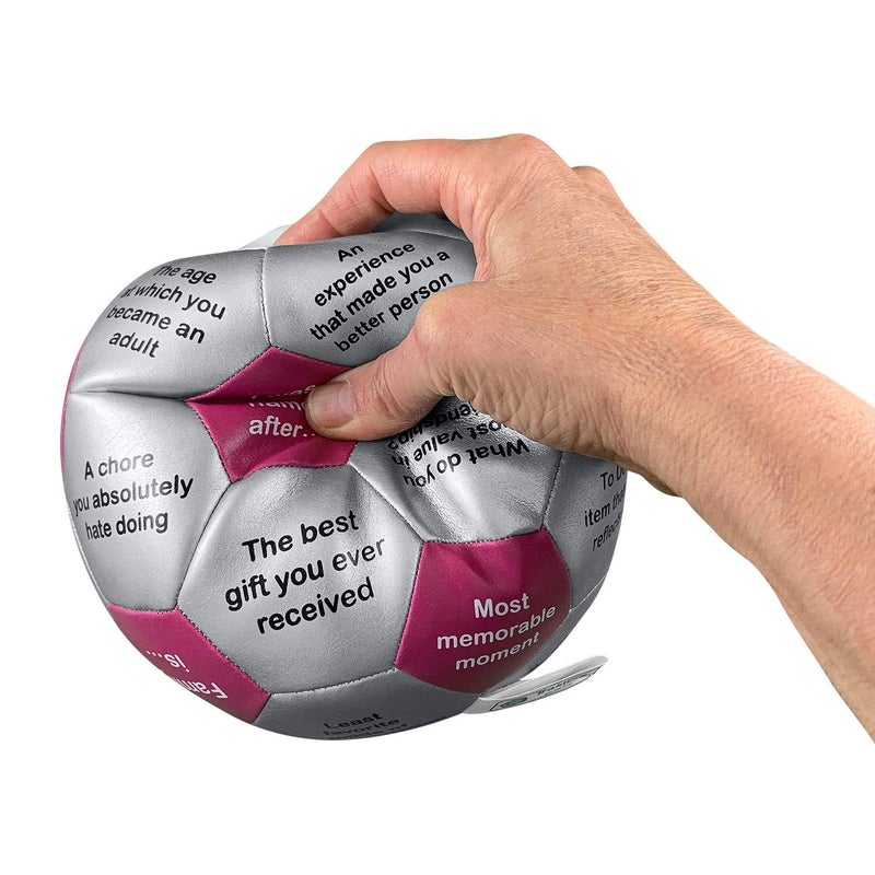 Trainers Warehouse كرة ثومبال للتعرف على الآخرين 6" | بداية محادثة، كسر الجليد، لعبة بناء الفريق للمكتب في أي بيئة | 32 سؤالاً - Image 5