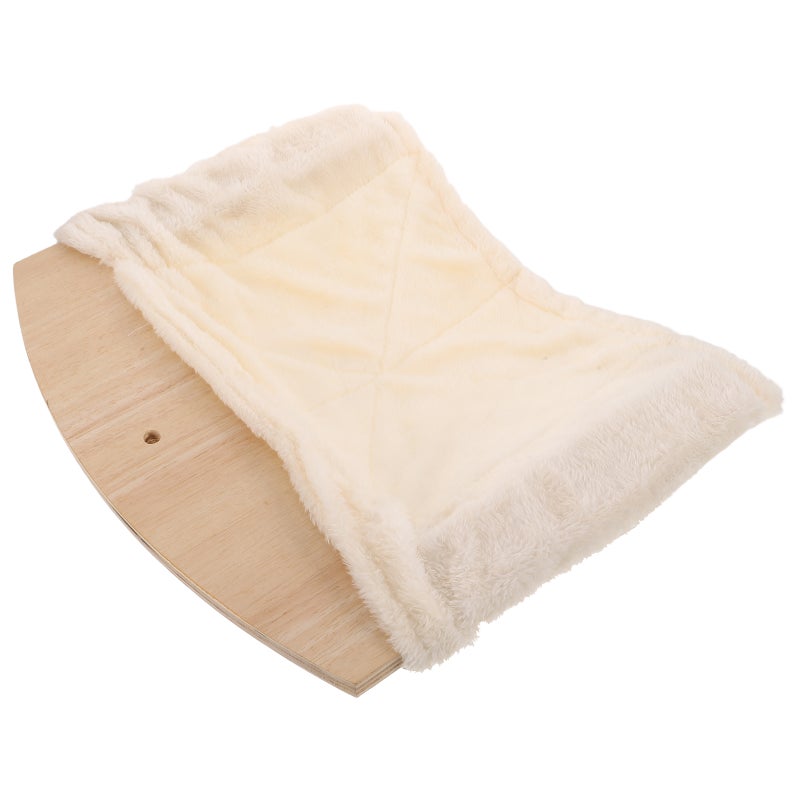 Cat Wall Shelf: Kitten Wall Furniture Scratching Board - Wall-Mounted Floating Shelf - Wood Cats Perch Platform for Climb Play & Nap - Image 1