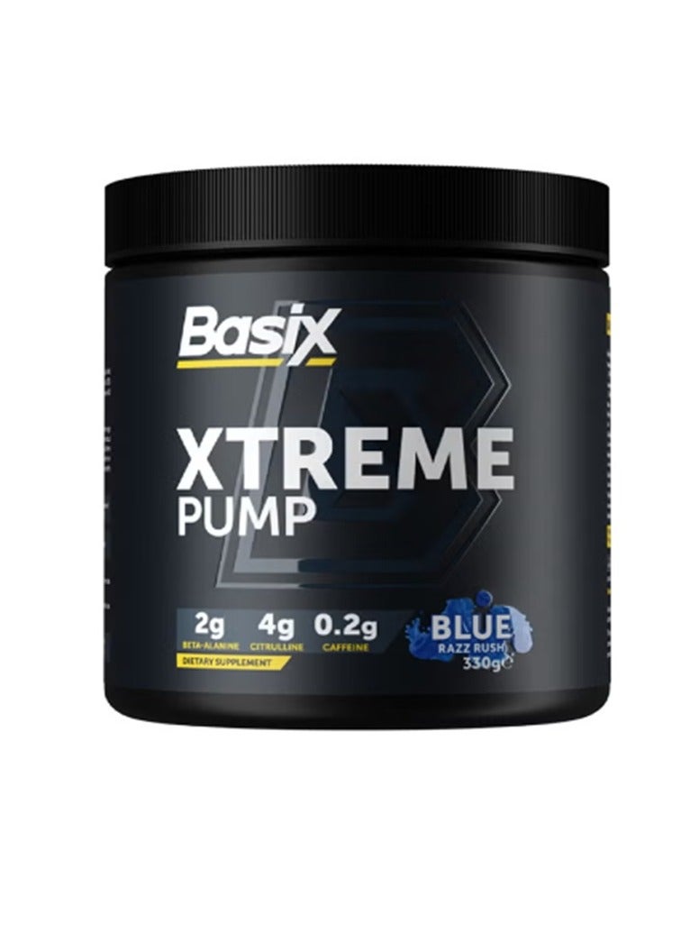 Basix Xtreme Pump Blue Razz Rush 330G