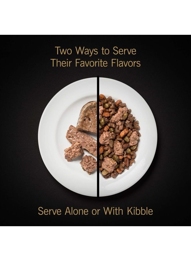 CESAR HOME DELIGHTS Soft Wet Dog Food Pot Roast & Vegetable, Beef Stew, Turkey Potato & Green Bean, and Hearth Chicken & Noodle Variety Pack, 3.5 Ounce (Pack of 24), Easy Peel Trays - Image 2