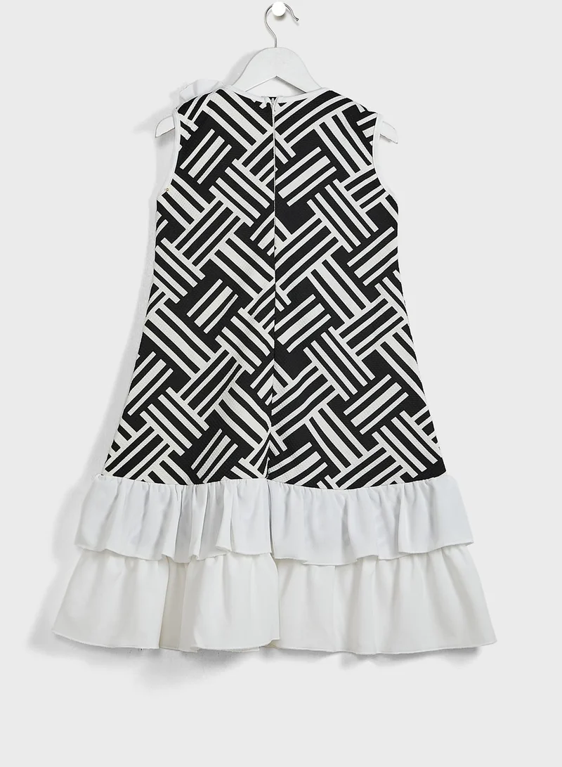 ليتل جولدن ابل فستان كت بكشكش