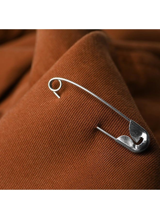 Oiojuct Safety Pins - 3 Inch Large, Heavy Duty, Nickel Plated Steel, 100 Pcs for Sewing, Crafts, Clothing - Image 5
