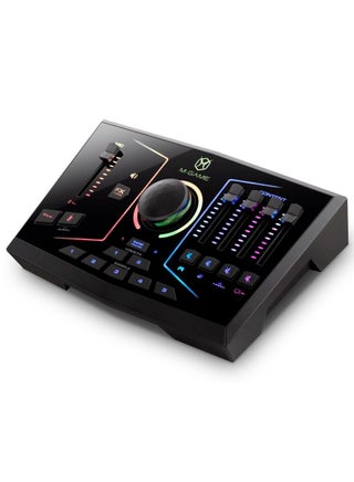 M-Game RGB Dual Streaming Mixer USB Audio Mixer with 2 USB Inputs, 1 XLR Input, Optical Input, Headset I/O, Programmable Voice Effects, Onboard Sampler, Customizable RBG LEDs, and Software Control - pzsku/Z18016D6CE602CD3D7A61Z/45/_/1665476421/7a44297e-eece-4985-b4a9-bf212980158a