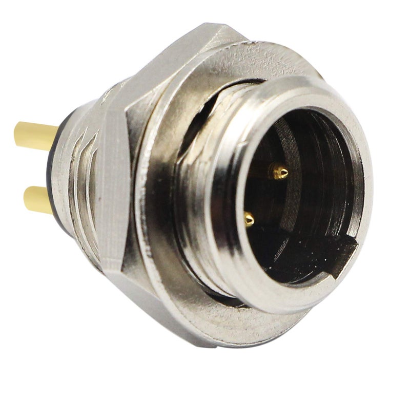 zdyCGTime DIY Mini XLR Adapters - 3 Pin Male Socket Connector for Mic and Chassis Panel Mount Aviation Plug Connector (2 Pack) - Image 5