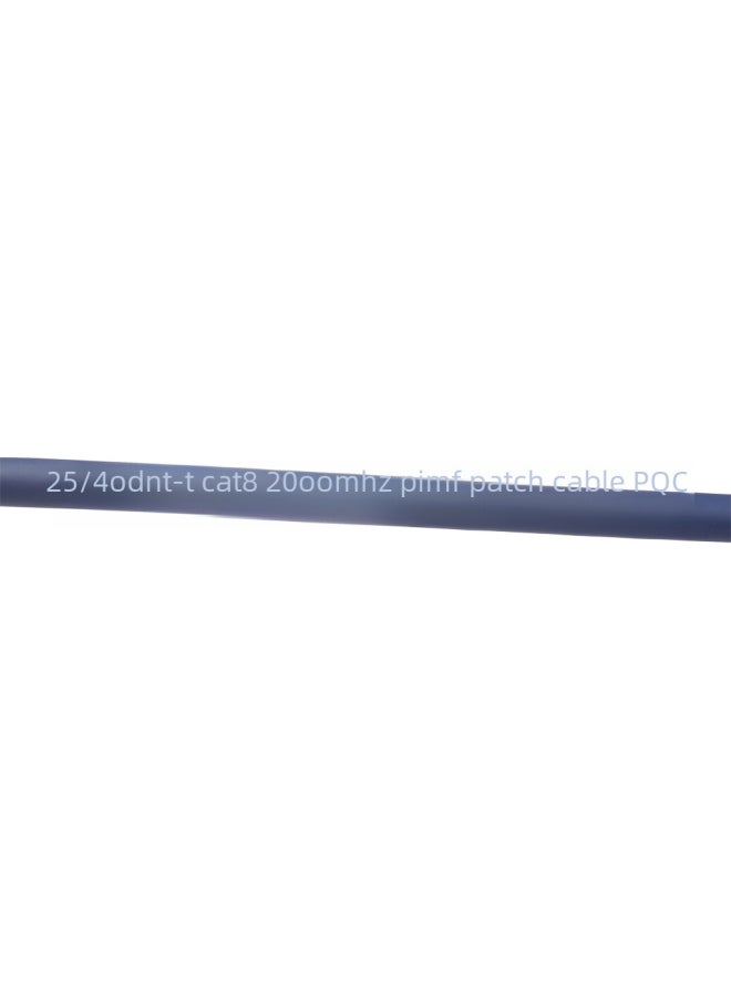 Generic Pure Copper Double Shielded 40g Million Band 2000mhz Computer Nas Router Set Top Box Cat8 Eight Class Million Band Network Cable-Color:Blue-Line Length:7.6M  - Image 2