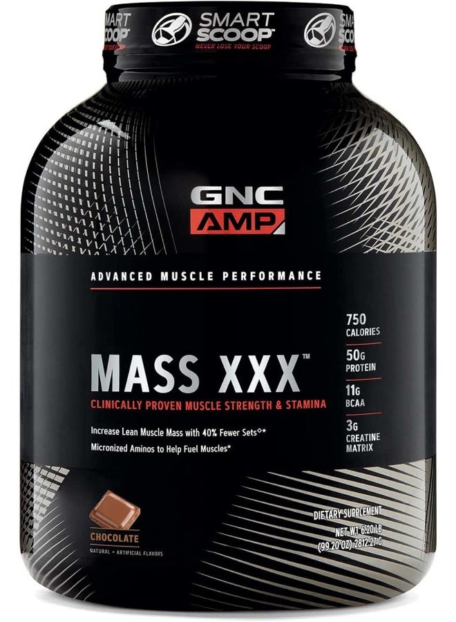 GNC Amp Mass XXX Nutritional Supplement - Chocolate - Image 1