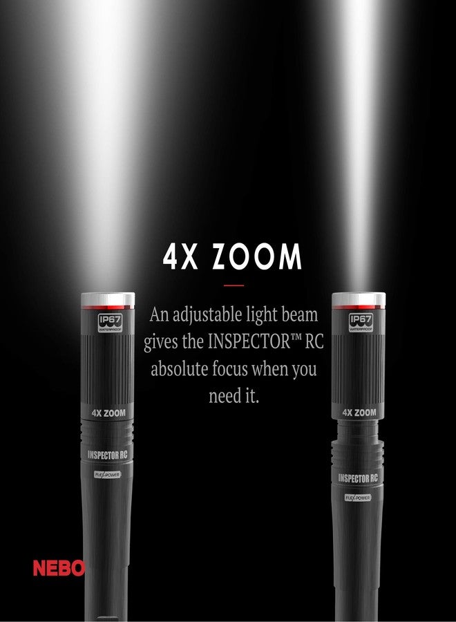 NEBO NB6810 Inspector RC Rechargeable Pen Light, Black - Image 5