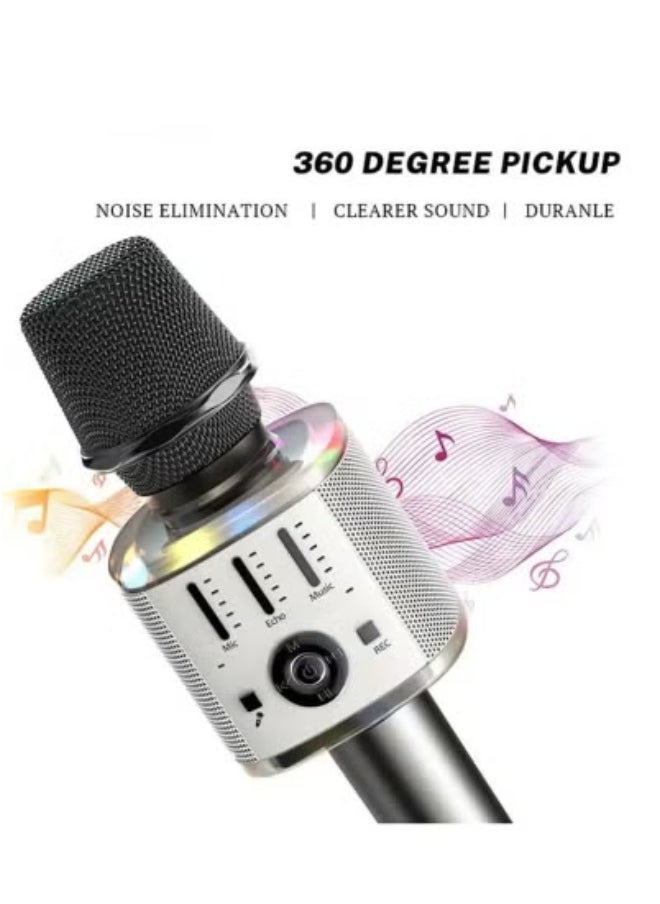 Yesido - KR10 Wireless Bluetooth Microphone – Cordless Handheld Karaoke Microphone with High-Quality Sound and Built-in Speaker – Supports TF Card Playback – Portable Wireless Mic for Singing, Parties, Presentations, Outdoor Events, and Home Use - Image 1