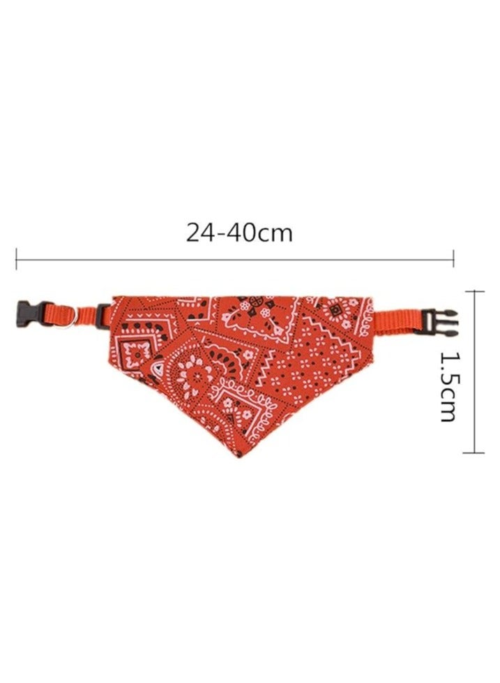 إيروريكس وشاح باندانا للكلاب بياقة مثلثة وقابل للتعديل وقابل للغسل للكلاب الصغيرة والمتوسطة - Image 4