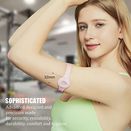 Divoti Sensor Cover Armband for Dexcom G7 | Adjustable, Trim-to-Fit CGM Holder | Adhesive-Free, Hypoallergenic Silicone | Secure, Comfortable Fit for Active Daily Wear & All Arm Sizes- Transparent - Image 2