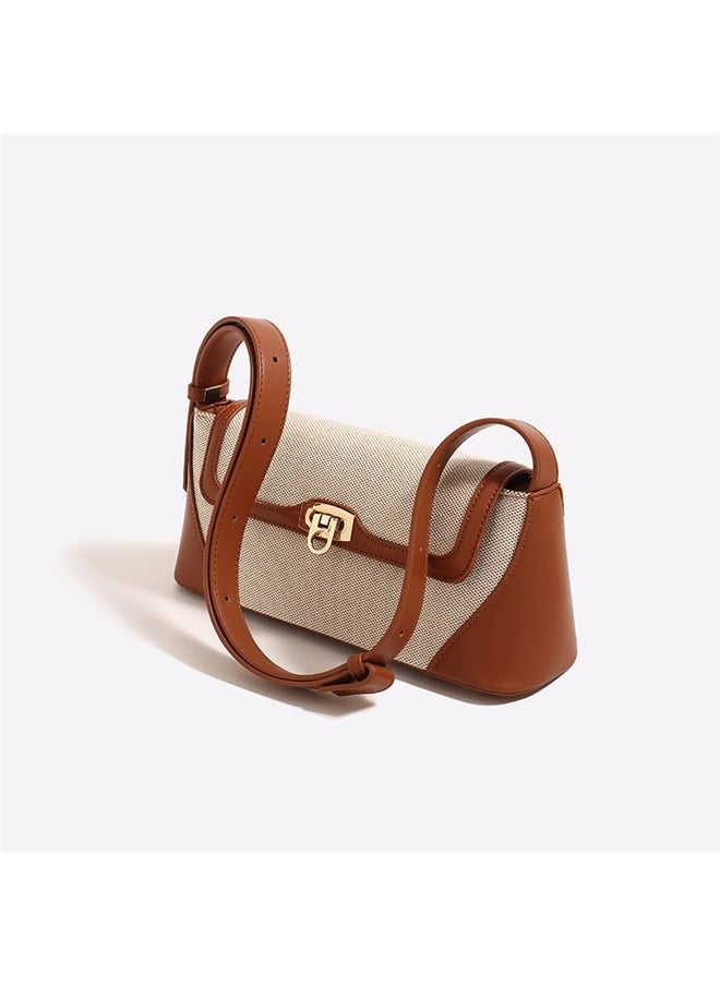 yongsheng Women Armpit Bag, Retro Light Shoulder Bag With Color Block Design, Versatile Haversack East West Bags , Crossbody Bag With Large Capacity Suitable For Daily Use, Work, Commute,Shopping  - Image 3